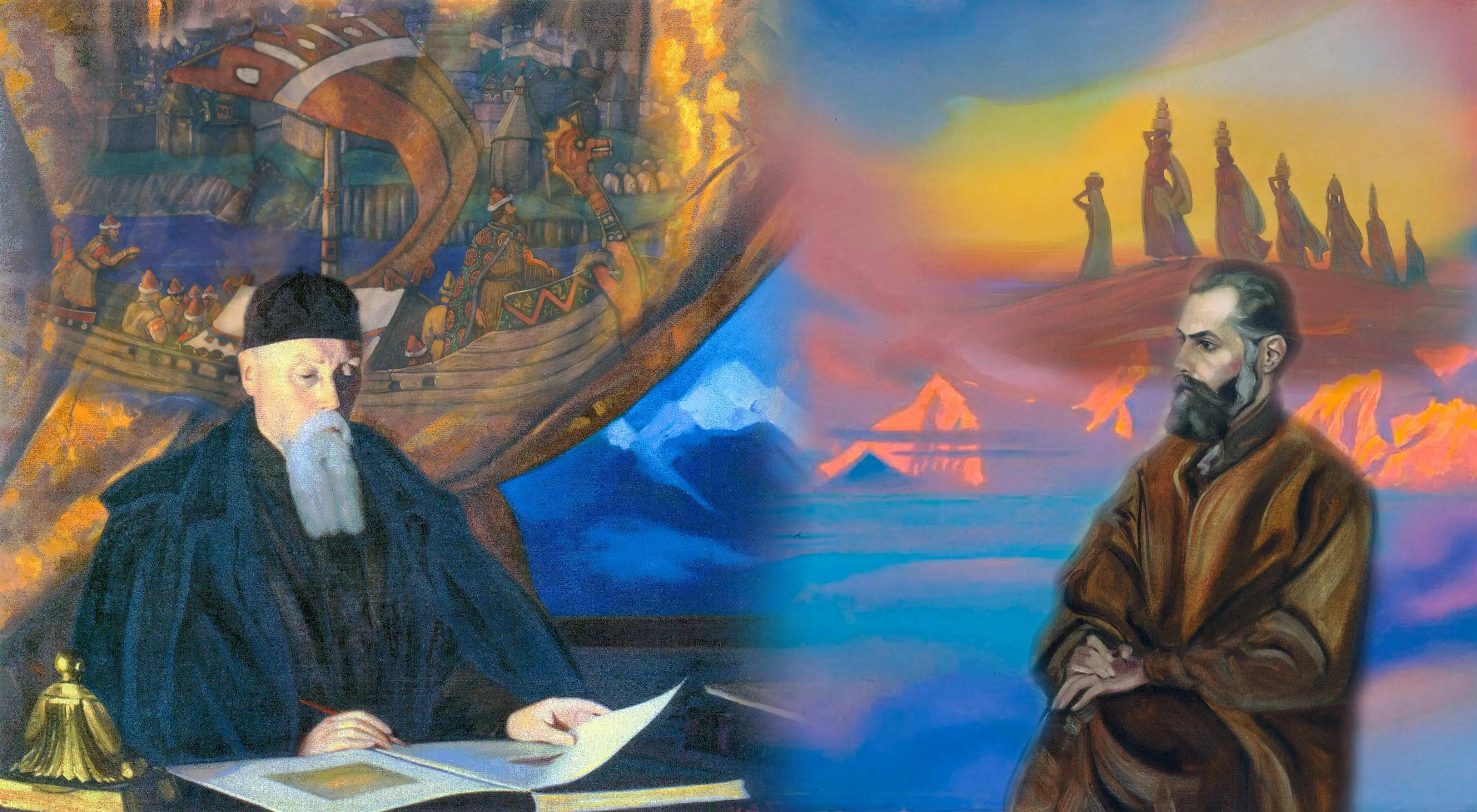 Николай и Святослав Рерих