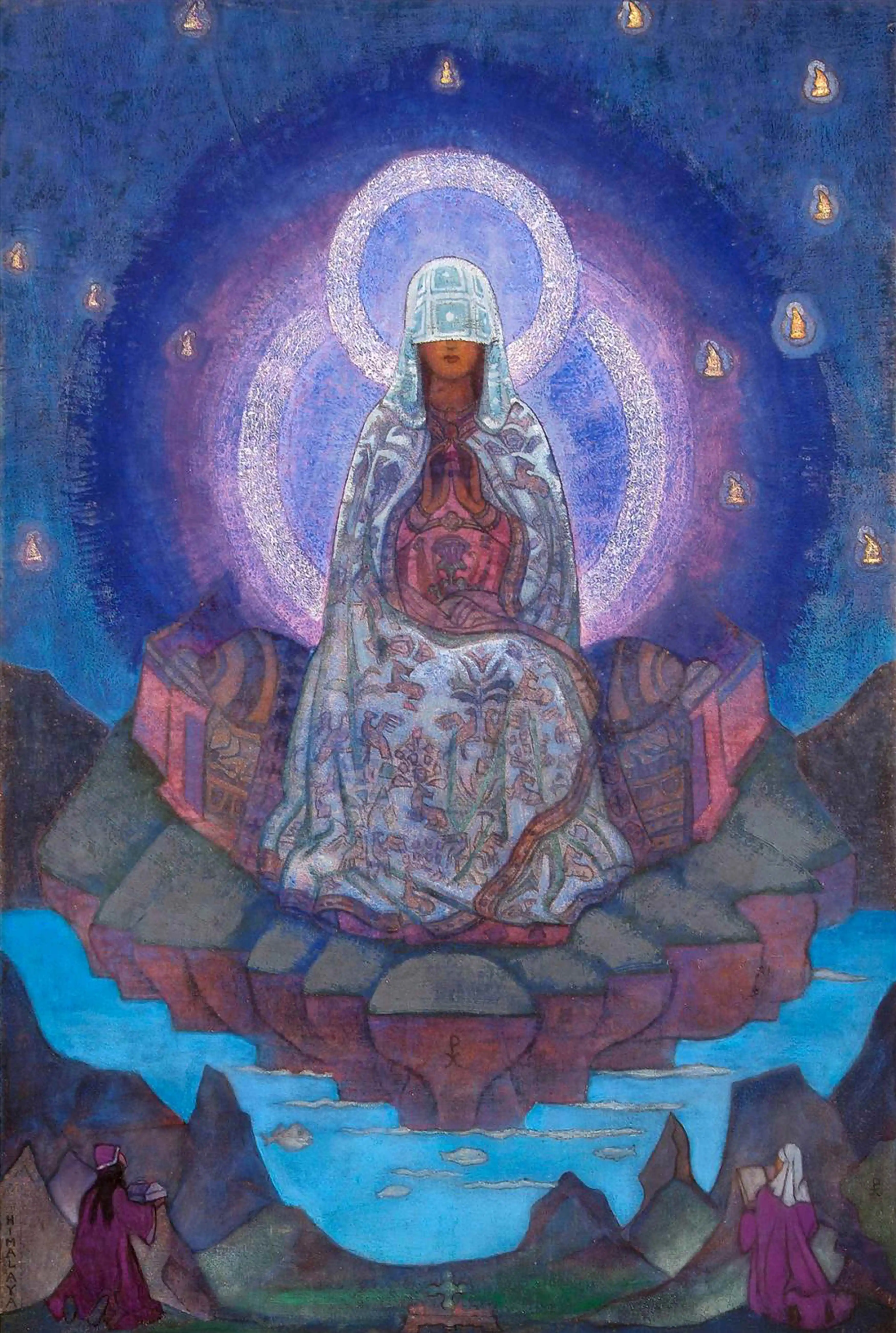 Матерь Мира. Эскиз. Николай Рерих, 1924