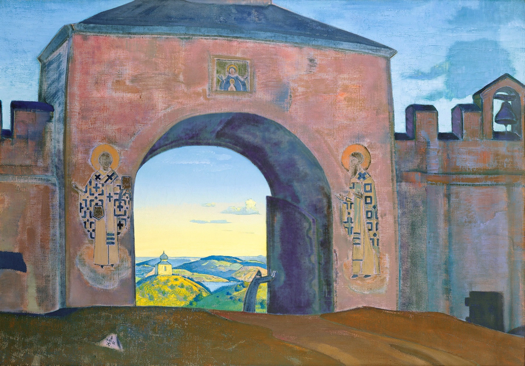 И открываем мы врата. Николай Рерих, 1922